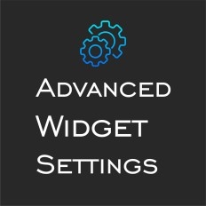 Advanced Widget Display Settings